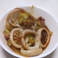 おにもつちゃん's cooksnap of when they made [韓国料理]甘辛イカ丼오징어덮밥.