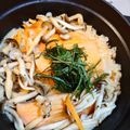 もぐドン's cooksnap of when they made 鮭としめじの炊き込みご飯〜バター醤油味〜.