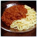 yuyutara's cooksnap of when they made お母さんのミートソース♪.