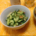 マッチでーす。's cooksnap of when they made きゅうりとみょうがの梅肉あえ.