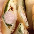 zyagagori's cooksnap of when they made チーズソーセージ春巻き☆粒マスタード風味.