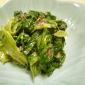 Haru Haru's cooksnap of when they made レタスの酢みそ和え.