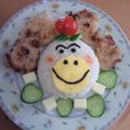 もなか☆★'s cooksnap of when they made 子供が喜ぶはなかっぱ♪キャラ弁にも◎.