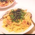 hrkaym's cooksnap of when they made 筍の和風スパゲティー.