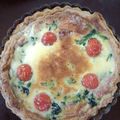 しあわせお月さま's cooksnap of when they made 冷凍パイシートでほうれん草キッシュ.