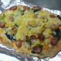 y54's cooksnap of when they made ホットケーキミックスで作るピザ.