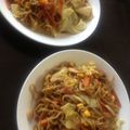 やぎえ's cooksnap of when they made 春キャベツとコーンの、蒸し焼きそば.