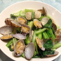 森崎ショウカ's cooksnap of when they made 鉄分たっぷり☆小松菜とアサリ炒め.