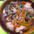 ★bluesky★'s cooksnap of when they made あったまる～鶏だんごそば～.
