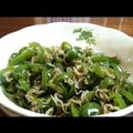 DENEN's cooksnap of when they made ﾋﾟｰﾏﾝとｶﾘｶﾘじゃこの甘辛炒め.