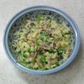 サーフブレイド's cooksnap of when they made 塩麹入り、小松菜とベーコンのチャーハン.