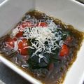 manakao's cooksnap of when they made 毎日食べたい！トマキュウもずくちゃん.