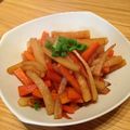 アヒルアヒル's cooksnap of when they made *大根と人参で超簡単きんきんぴら*.
