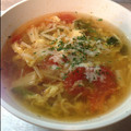 なぽりたんな's cooksnap of when they made トマトとレタスのふんわり卵スープ♪.