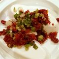 ハイパワ's cooksnap of when they made ☆ドライトマト入りネギ塩冷奴☆.