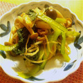 じろうとりんご's cooksnap of when they made 油揚げと小松菜の炒めもの.