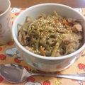 bluelifely's cooksnap of when they made 牛ごぼう丼.