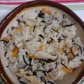 ぷっちかおりんご's cooksnap of when they made 鶏皮ときのこの炊き込みご飯.