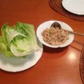 ゆうりんは's cooksnap of when they made 神戸中華街でハマッったひき肉のレタス包み.