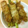タクロー。's cooksnap of when they made 美味しい☆アスパラ豚肉巻きフライ.