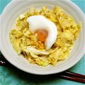 べにあ's cooksnap of when they made 卵のおかず☆簡単美味しい☆温玉キャベツ.
