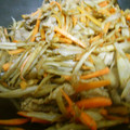 satyu's cooksnap of when they made ごぼうと豚肉のきんぴら.
