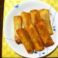 Mawaru7's cooksnap of when they made セロリたっぷり～我が家の春巻き.