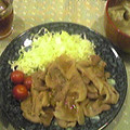 ajimura's cooksnap of when they made しょうが焼コクMAX★.