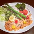 PucciLover's cooksnap of when they made 自家製スモークサーモンのマリネ.