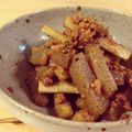 yasucofull's cooksnap of when they made 牛蒡とコンニャクのピリ辛味噌炒め.