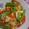 ジュリア28's cooksnap of when they made さやえんどうと人参のモロッコ風炒め.