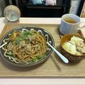 0_maru's cooksnap of when they made 豚肉の濃厚ごまだれパスタ 五右衛門風.