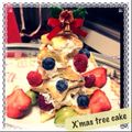 mayuuna's cooksnap of when they made サンタも喜ぶツリーの簡単クリスマスケーキ.