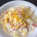 ゆちゃきんきん's cooksnap of when they made 白菜、ベーコンのおいしい牛乳パスタ.