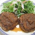 ふめっち's cooksnap of when they made 期間限定！新玉葱のおろしハンバーグ.