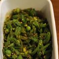 ウシ美's cooksnap of when they made スナップえんどうのきんぴら.