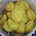 つばさ823's cooksnap of when they made 抹茶☆搾り出しクッキー.