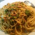 はちきんJenny's cooksnap of when they made 旦那さんのイカの塩辛ペペロンチーノ.