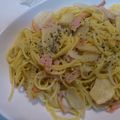 ばなぬん☆'s cooksnap of when they made ハムとエリンギのパスタ.