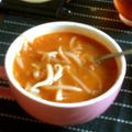 sachichoco's cooksnap of when they made ■糖質制限■海老もやし簡単キムチスープ昼.
