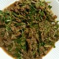 mmm59's cooksnap of when they made 京都のおばんざい☆牛肉と水菜の炊いたん.