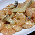 shimon8736's cooksnap of when they made えびとエリンギのマヨ炒め.