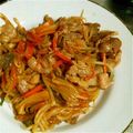 umeko0719's cooksnap of when they made 豚肉ともやしの中華あん★.
