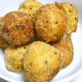 ちび☆ぱぐ's cooksnap of when they made 簡単★ＨＭで黒ゴマきなこ豆腐ドーナツ.