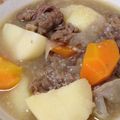 小林えりぽ's cooksnap of when they made 美味しい♪醤油いらず、塩麹で作る肉じゃが.