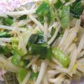 MilkLove's cooksnap of when they made ニラもやしのさっぱりおひたし.