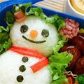 erika0629's cooksnap of when they made 魚肉ソーセージで簡単帽子♡キャラ弁おかず.