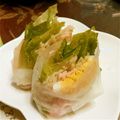 泰侑ちゃん's cooksnap of when they made さっぱり味のもちむぎ素麺入り生春巻き.