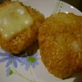 わたるんママ's cooksnap of when they made 簡単！うまい！焼おにぎりチーズのせ.