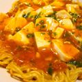 hiromi_ja's cooksnap of when they made 手抜き！簡単！麻婆豆腐やきそば.